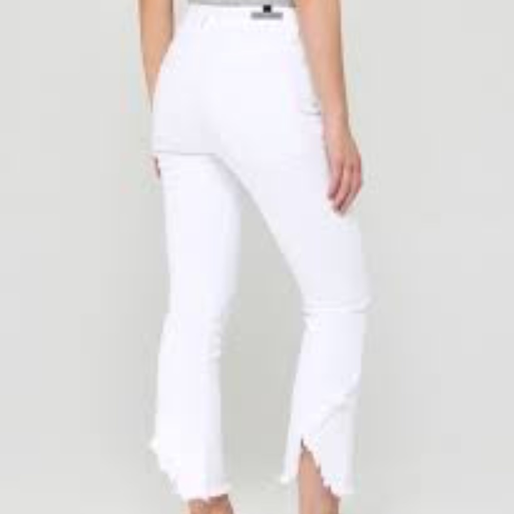 Citizens Of Humanity Drew Fray High Rise Crop Flare Jeans
